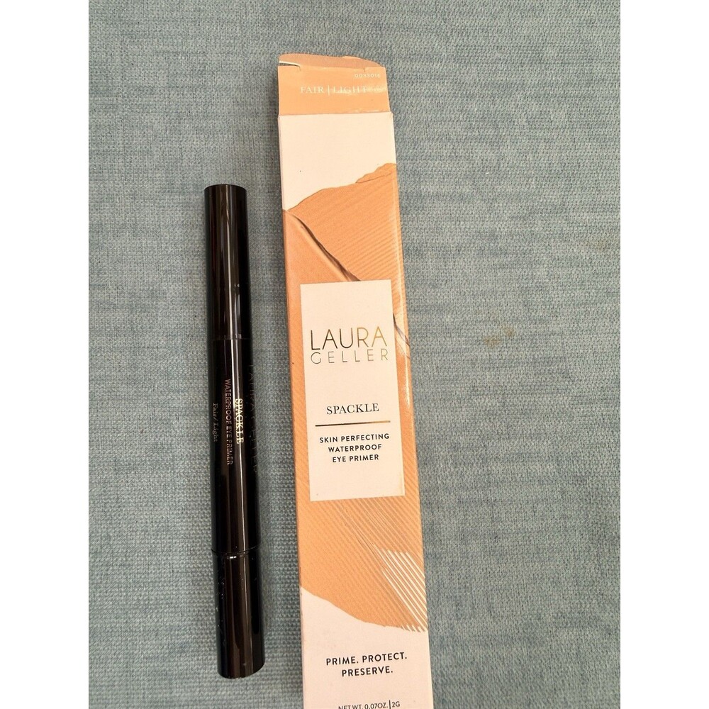 Laura Geller Spackle Skin Perfecting Waterproof Eye Primer Fair/Light New In Box